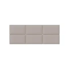 MUEBLES MACRUMO - Cabecera Modular Panel 30cmx40cm Beige oscuro 1unidad
