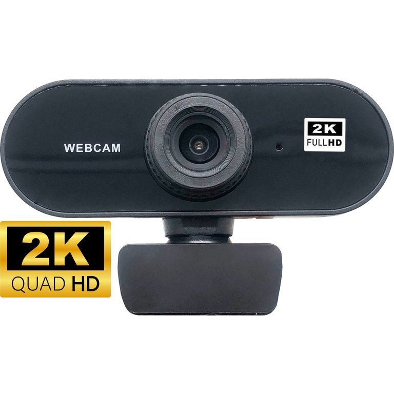 Webcam 2K FHD sin Micrófono USB 2.0 SOLO VIDEO ideal para Laptop
