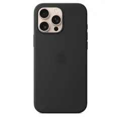 CASE - SILICONA PARA IPHONE 15 PRO MAX  - NEGRO