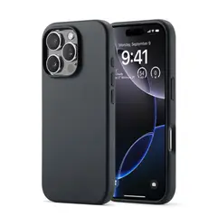 CASE - SILICONA PARA IPHONE 14 PRO MAX - NEGRO