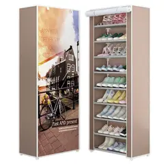 GENERICO - Zapatera armable de 9 niveles organizador de zapatos bici