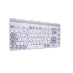 TEROS - TECLADO INALAMBRICO TE-4070S, BLUETOOTH 3.0 WHITE