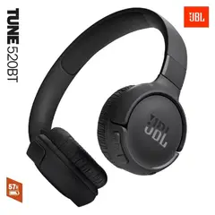 JBL - Audífono Bluetooth Tune 520BT Hasta 57 Horas - Negro