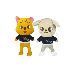 GENERICO - Pack 2 peluche Stray Kids Han Kuokka y PuppyM