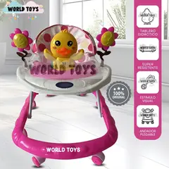 BABY - Andador Musical para Bebés «CHICKIE» con Bluetooth Pink