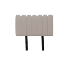 MUEBLES MACRUMO - Cabecera Alta Ginebra de 2 Plz - Color Beige oscuro