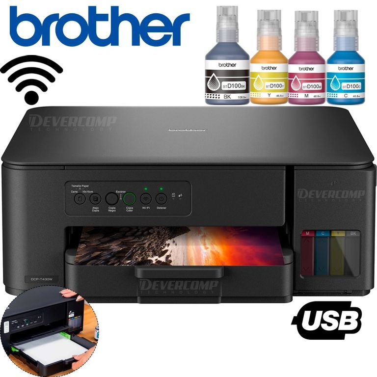 Impresora Multifuncional DCP-T430W WIFI