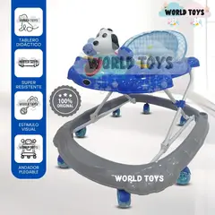 BABY - Andador Musical Plegable «SNOOPY MUSIC» Bluetooth Gray