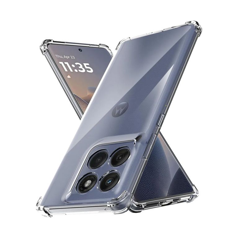 Case Funda Protector para MOTO EDGE 60 - TRANSPARENTE ANTI IMPACTO
