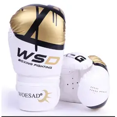 GENERICO - Guante De Box Profesional 14 Onzas WSD doradoFitness