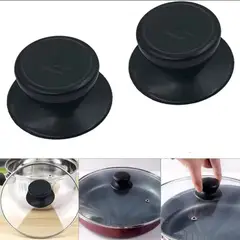 GENERICO - Perillas Negras para Tapa de Olla