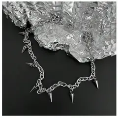 GENERICO - COLLAR TIPO PUAS DE ACERO INOXIDABLE HOMBRE