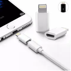 GENERICO - ADAPTADOR BLANCO DE LIGHTNING A MICRO USB