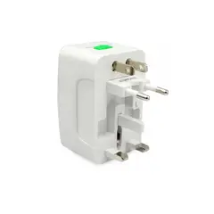 GENERICO - ADAPTADOR ENCHUFE UNIVERSAL VIAJERO TURISMO 110V 220V