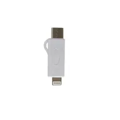 GENERICO - ADAPTADOR DE ILUMINACIÓN MICRO USB SR CONECTOR A TIPO C Y LIGHTNING