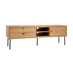R&R MUEBLES - Mueble de TV Moderno 65 Ouzuka Marrón