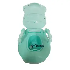 GENERICO - ASIENTO ENTRENADOR PARA BAÑO NIÑOS VAQUITA VERDE