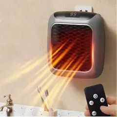GENERICO - CALEFACTOR ELÉCTRICO DE 800W CON TOMA DE PARED