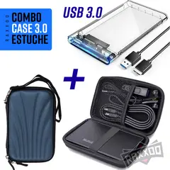 GENERICO - Case disco duro externo usb 3.0 + estuche protector funda