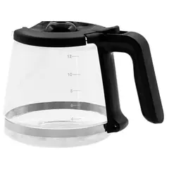 GENERICO - Jarra de repuesto de vidrio 12 tazas compatible con cafetera OSTER
