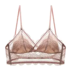 ZIMRAHYG - Sujetador De Encaje Sin Espalda Sexy Sostén Ropa Interior