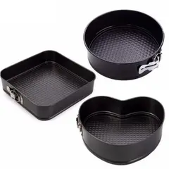 GENERICO - Set De 3 Piezas    Moldes Para Keke De Repostería