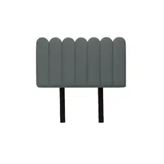 MUEBLES MACRUMO - Cabecera Alta Ginebra de King - Color Gris oscuro