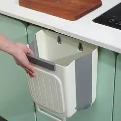 MEGIMPERU - Bote de Basura Plegable para Cocina Colgante para Gabinete