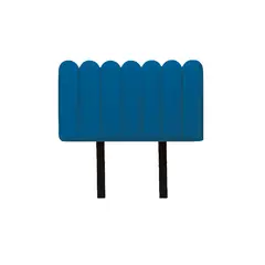 MUEBLES MACRUMO - Cabecera Alta Ginebra de King - Color Azul