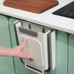 MEGIMPERU - Bote de Basura Plegable para Cocina Colgante para Gabinete