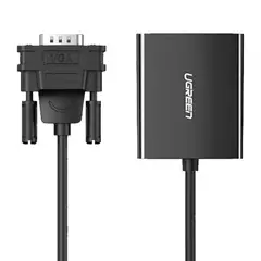 UGREEN - Adaptador Convertidor Vga A Hdmi Con Audio 1080p 15cm