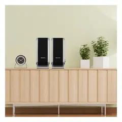 GENERICO - Pack2 Bocina con Control de Volumen Negro Y+Ligas de Regalo