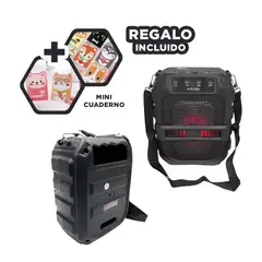 GENERICO - Parlante para Eventos Sociales de 6pulg Y+Regalo Agendita