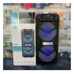 GENERICO - Pack4 Altavoz GTS de Frecuencia en Negr Y+Papel de Regalo