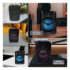 GENERICO - Pack6 Altavoz GTS con Microfono de 4pulg Y+Regalo Agendita