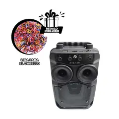 GENERICO - Altavoz Inalambrico para Karaoke Negro Y+Ligas de Regalo