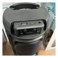 GENERICO - Pack2 Parlante para Exteriores en Negro Y+Regalo Stickers