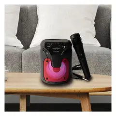 GENERICO - Pack2 Parlante para Exteriores en Rojo Y+Regalo Stickers