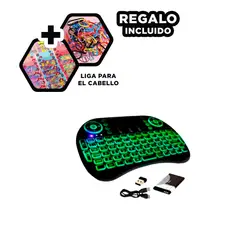 GENERICO - Panel Compacto de Teclado de Pc Negro Y+Ligas de Regalo