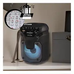 GENERICO - Parlante para Exteriores en Tono Plomo Y+Regalo Stickers