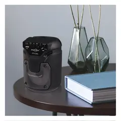 GENERICO - Pack2 Parlante de 3 pulg en Color Plomo Y+Papel de Regalo