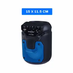 GENERICO - Pack2 Parlante de 3 pulg en Color Azul Y+Papel de Regalo