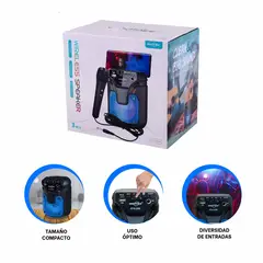 GENERICO - Pack2 Parlante de 3 pulg en Azul Y+Banderitas Adhesivas