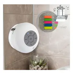 GENERICO - Parlante para Banos en Blanco Y+Post-it Adhesivos