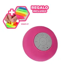 GENERICO - Parlante para Banos en Rosado Y+Post-it Adhesivos