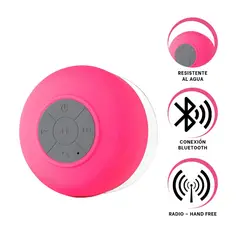 GENERICO - Pack6 Altavoz Movible de Silicona en Tonalidad Rosado