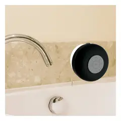 GENERICO - Pack2 Speaker Estetico de Bano Negro Y+Papel de Regalo