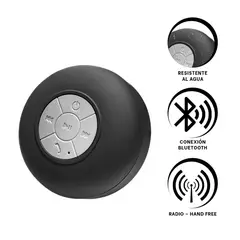 GENERICO - Pack4 Altavoz Inalambrico en Tono Negro Y+Ligas de Regalo
