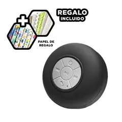 GENERICO - Pack12 Speaker Estetico de Bano Negro Y+Papel de Regalo