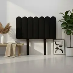 MUEBLES MACRUMO - Cabecera Alta Ginebra King - Color Negro